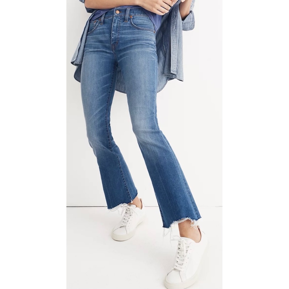 Madewell | Cali Demi-Boot Jeans Destructed Hem Ed.